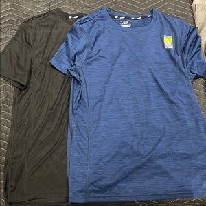 Men's Black and Blue work out T-Shirts